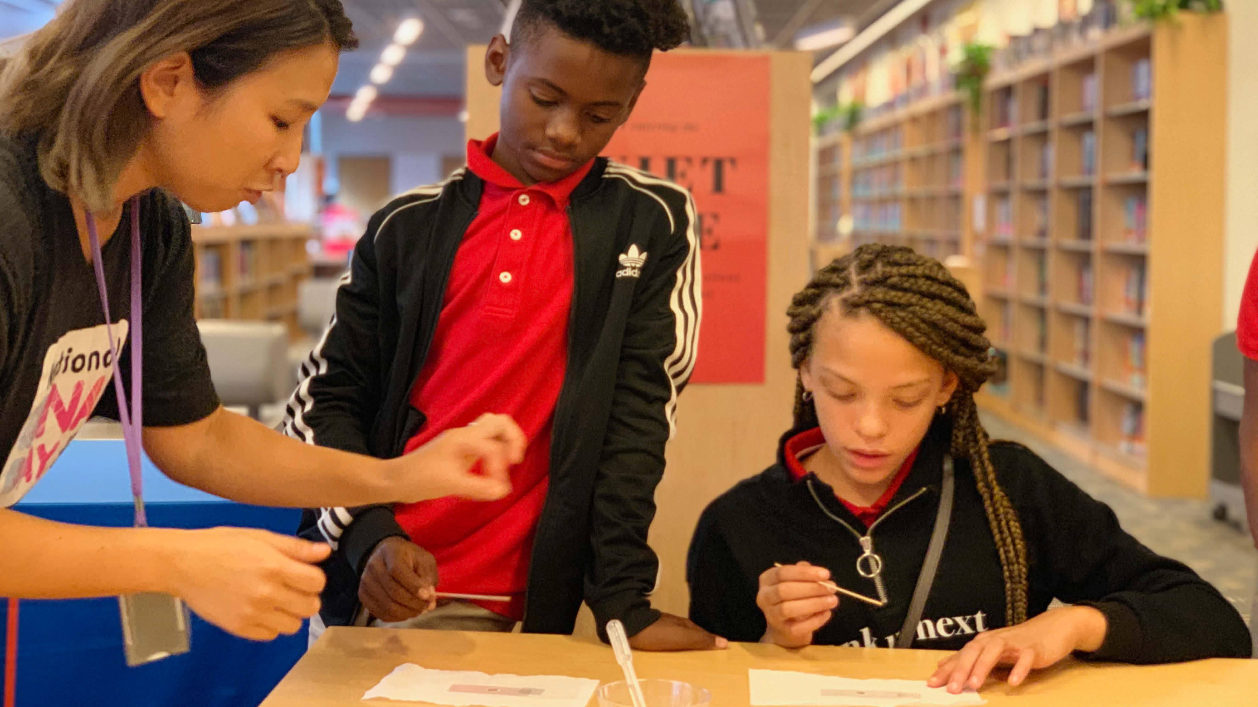 Academic support for students in after-school program