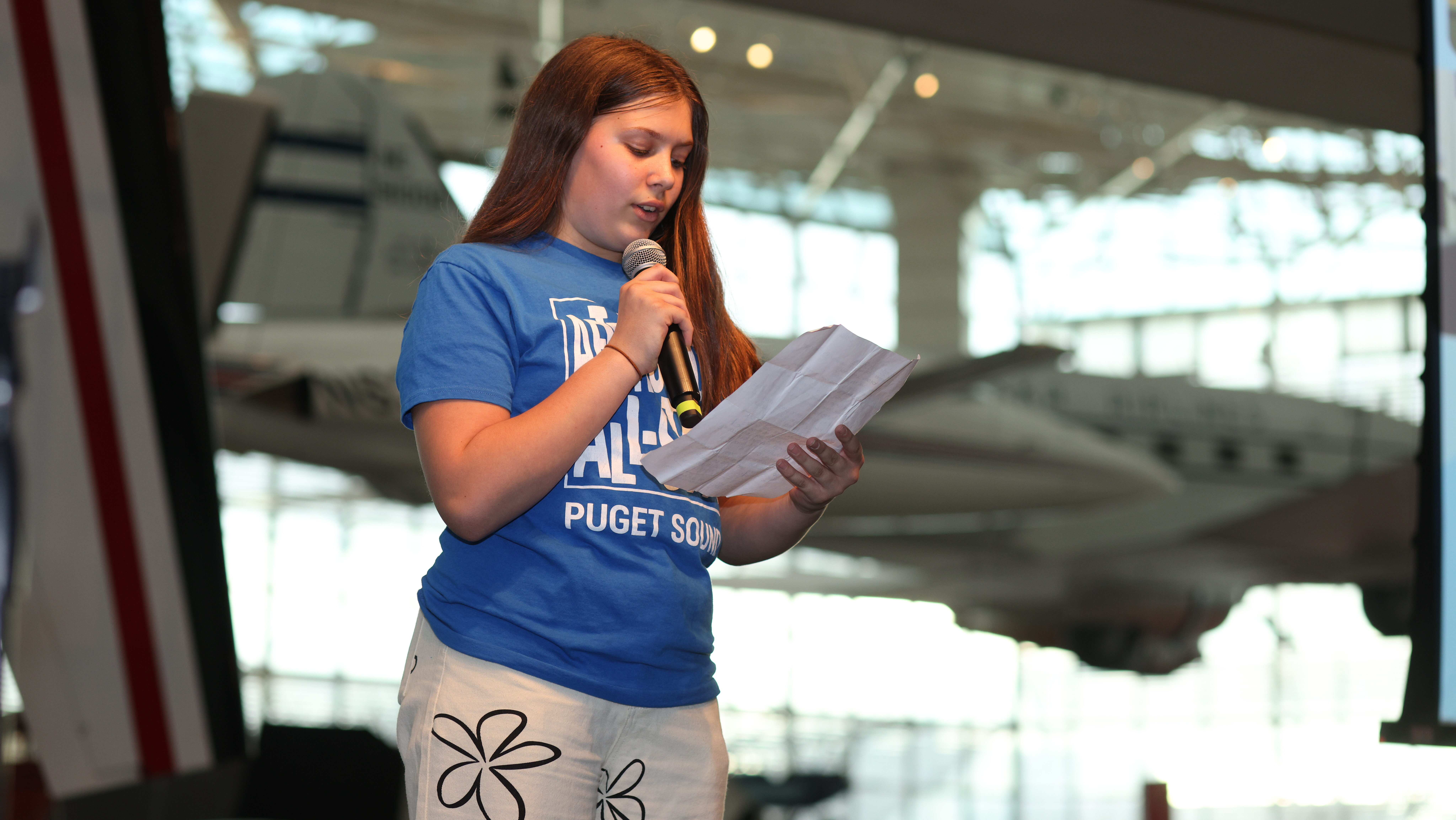 Puget Sound after-school student