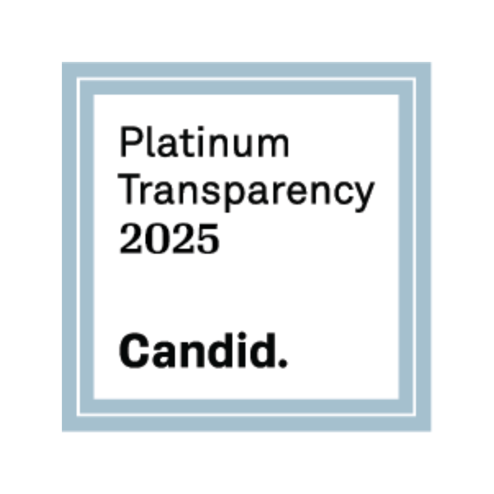 Candid Platinum Transparency 2025
