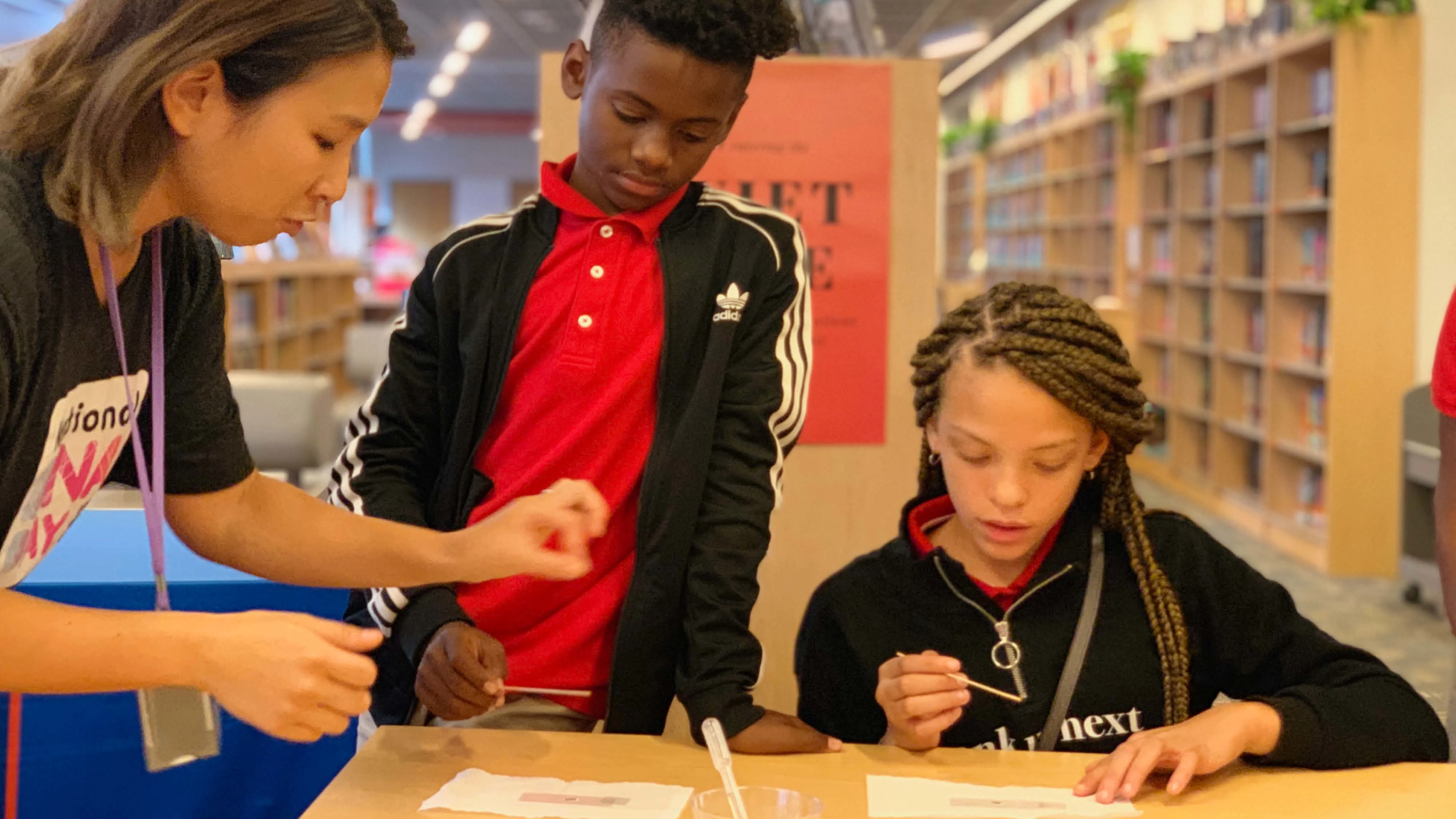 Academic support for students in after-school program