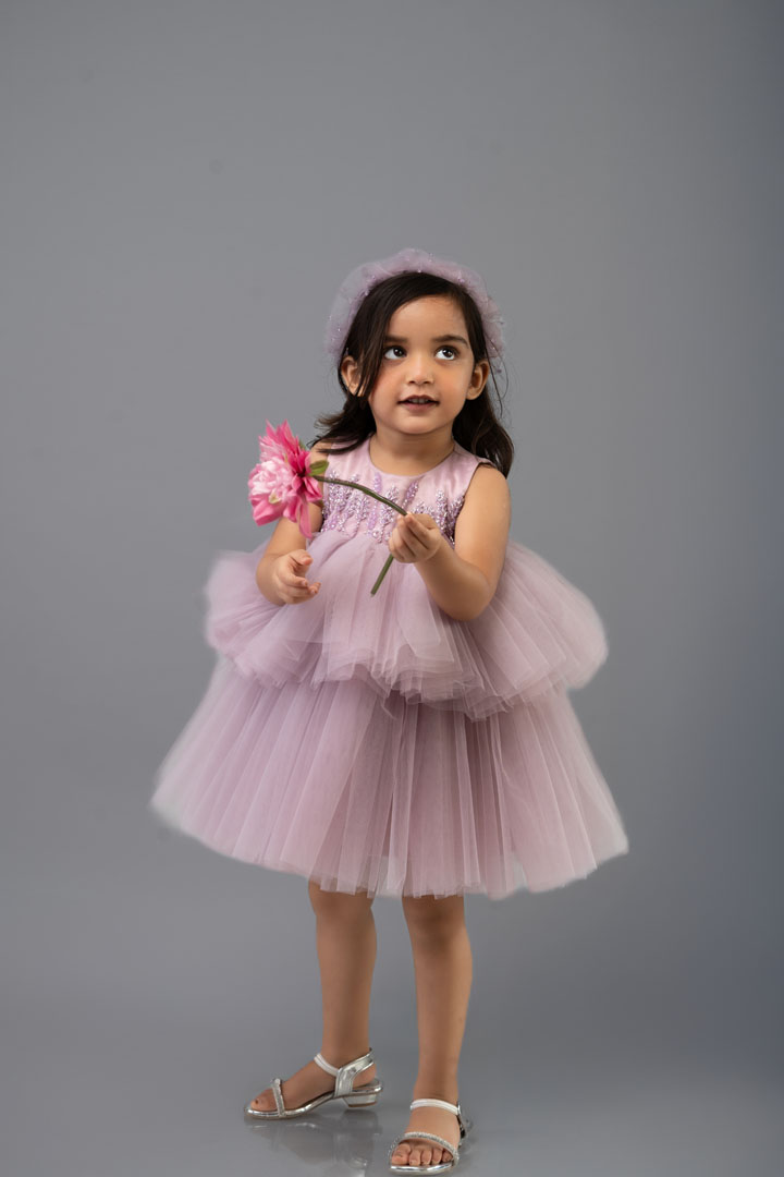 Lilac Bloom Tulle Dress thumbnail 5