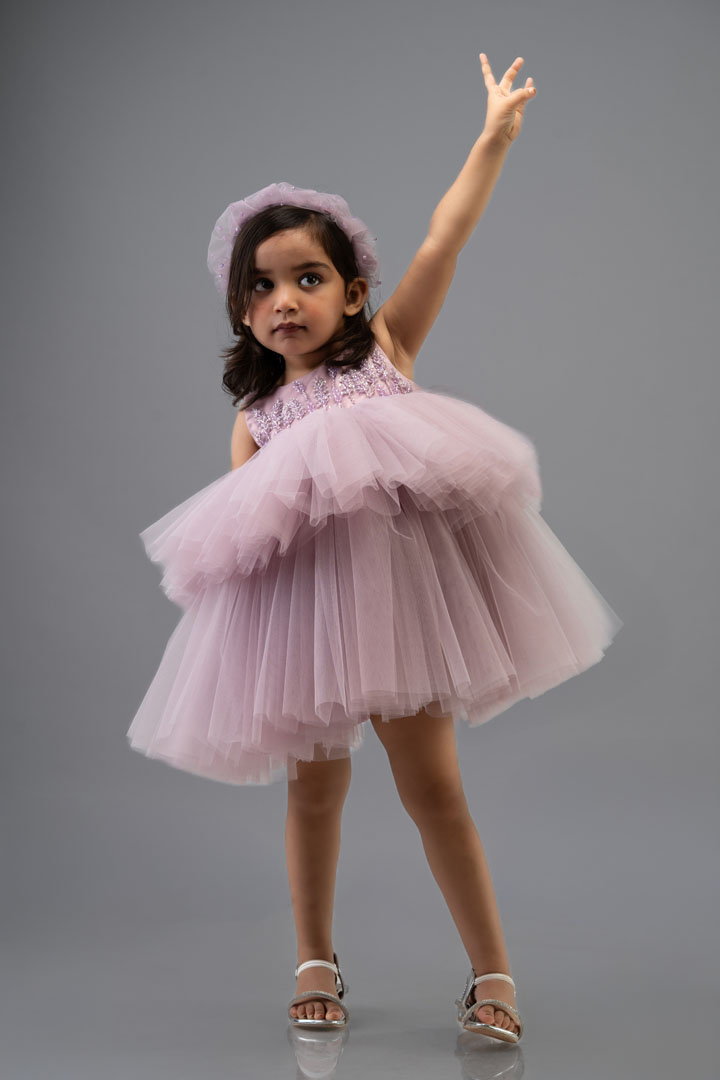 Lilac Bloom Tulle Dress thumbnail 6