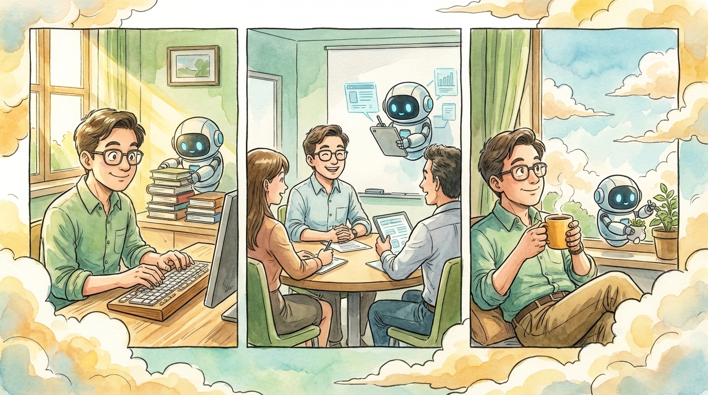 Cowork s’intègre dans votre quotidien : pendant que vous travaillez sur autre chose, il prend en charge les tâches répétitives.