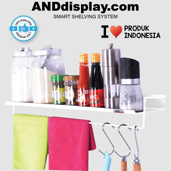 Promo RAK DINDING DAPUR OLIN 60CM - RAK KAMAR MANDI TEMBOK ANDDISPLAY