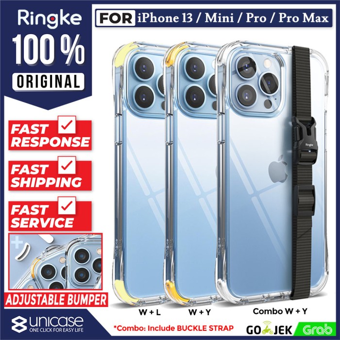 Promo Case iPhone 13 Pro Max Mini Ringke Fusion Plus Anti Crack Clear