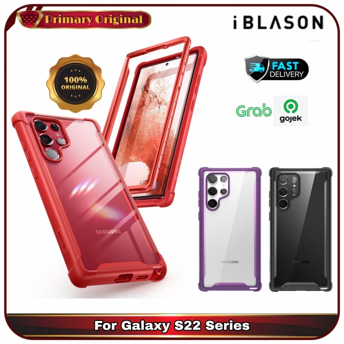 Jual Case Samsung Galaxy S22 Ultra S 22 Plus i-Blason iBlason ARES
