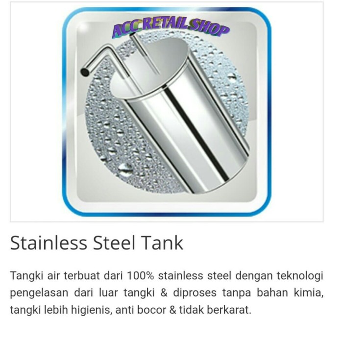 Jual Dispenser Sanken 520 Standing Galon Bawah 3 Kran Pipa Stainless Stell Di Seller Siennaa 1725