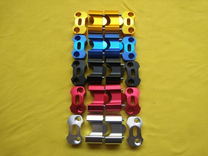 Jual Stang Fatbar Dan Raiser Hitam Merah Gold Biru Silver - W175 Vixion