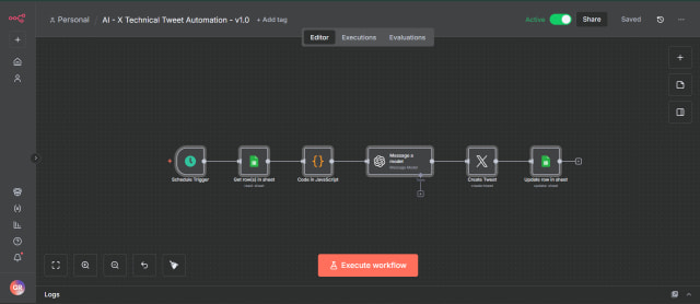  Automated AI-Powered Twitter Content Engine with n8n