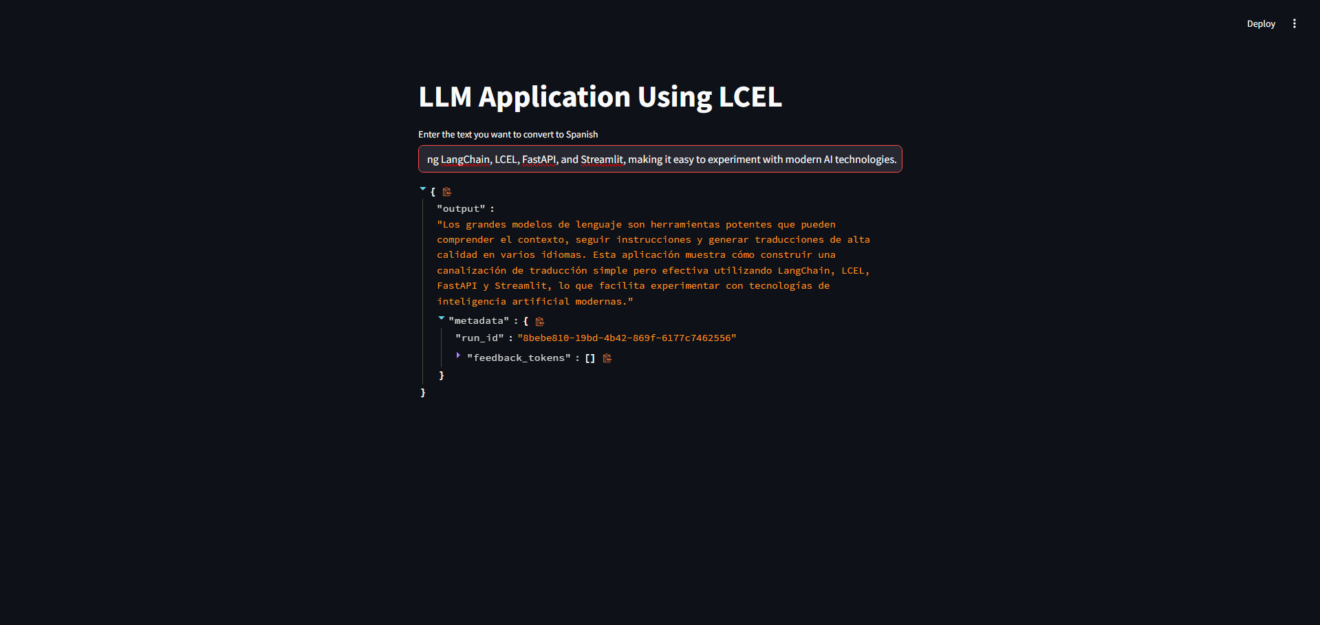 LCEL LLM Translator – End-to-End AI Translation App with LangChain