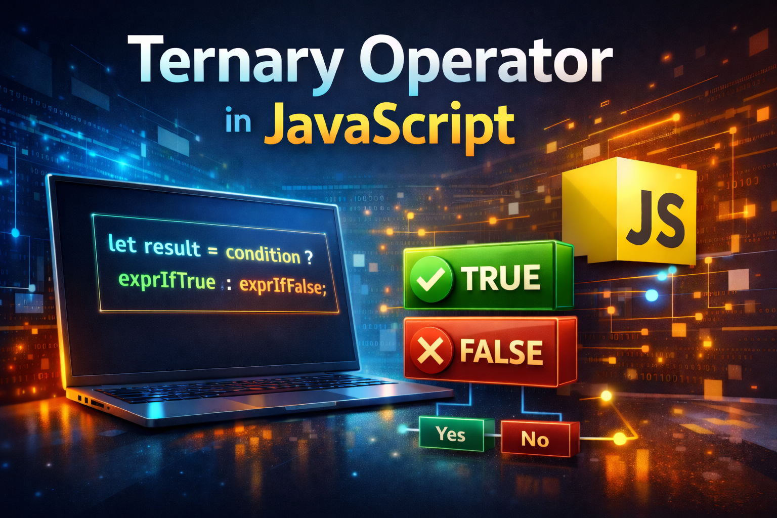 Ternary Operator in JavaScript: Syntax, Examples, and Best Practices