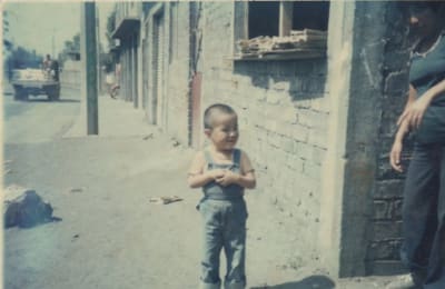Niño con su madre