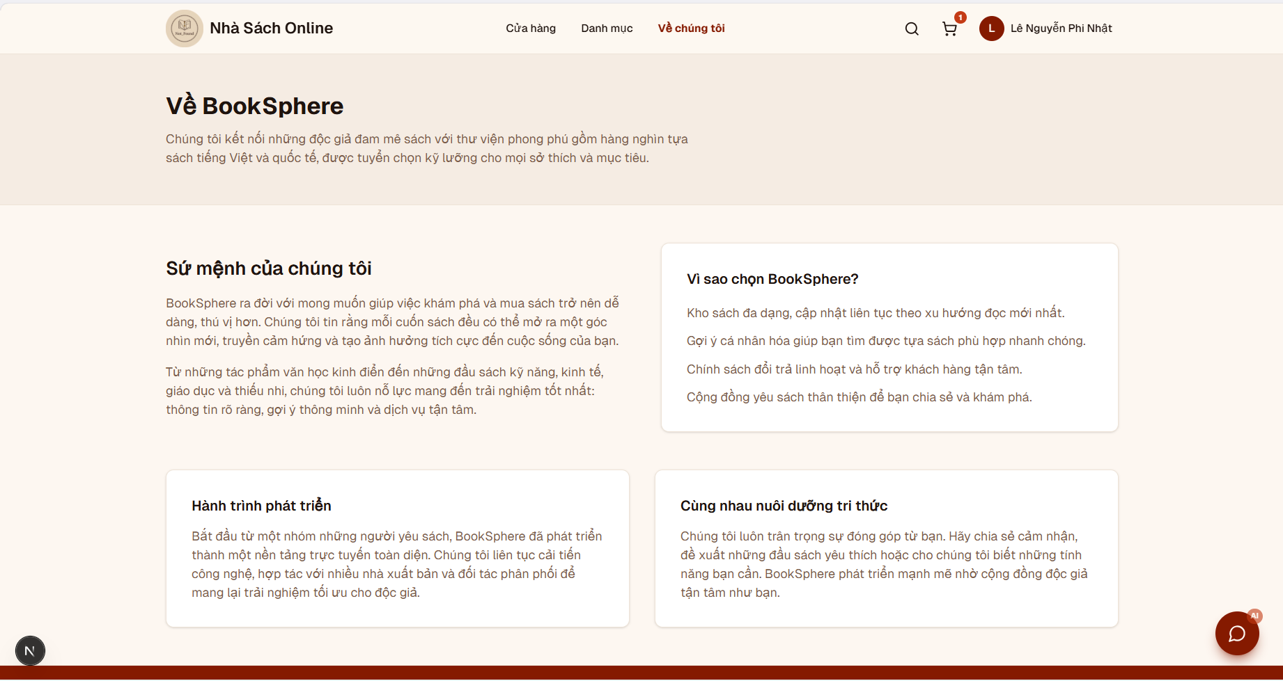 Website Bán sách tích hợp AI, Thanh Toán MOMO và VNPay gallery 7