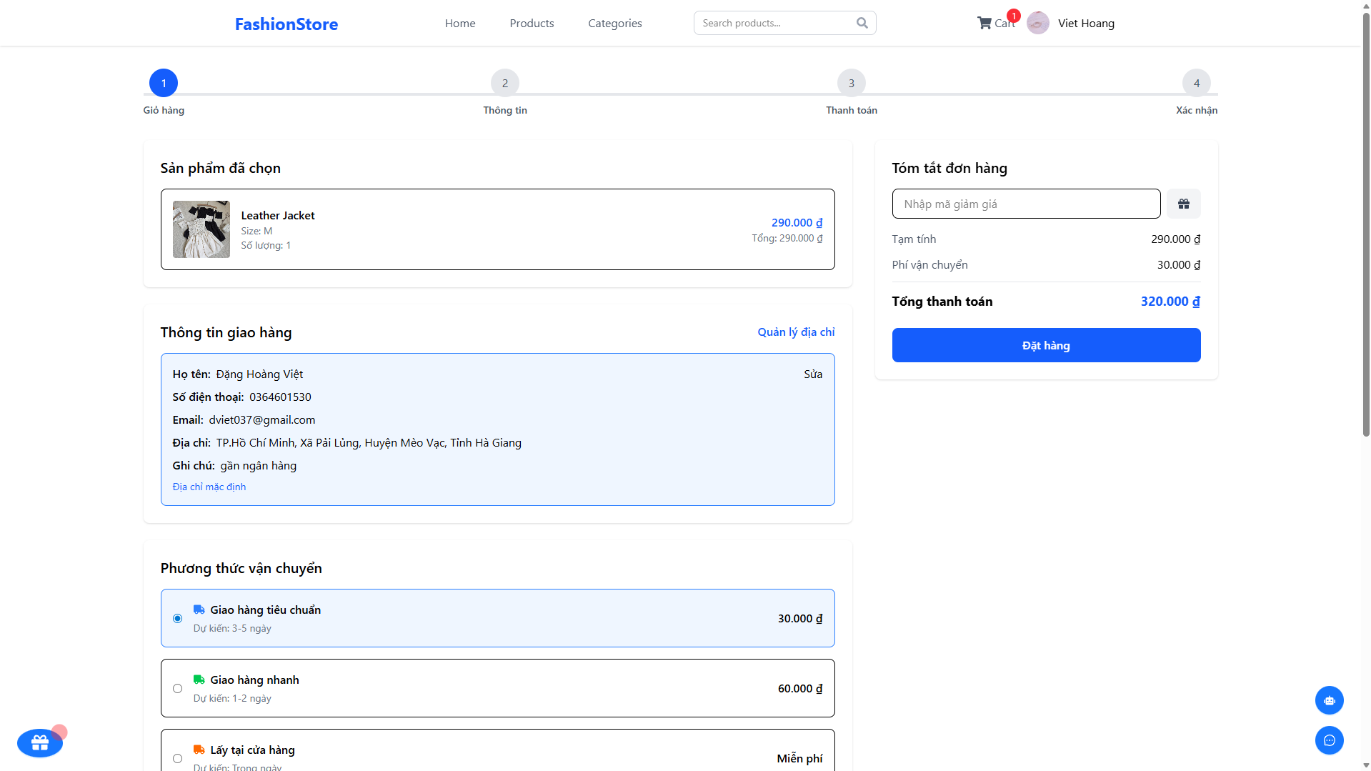Website Fashionstore gallery 4