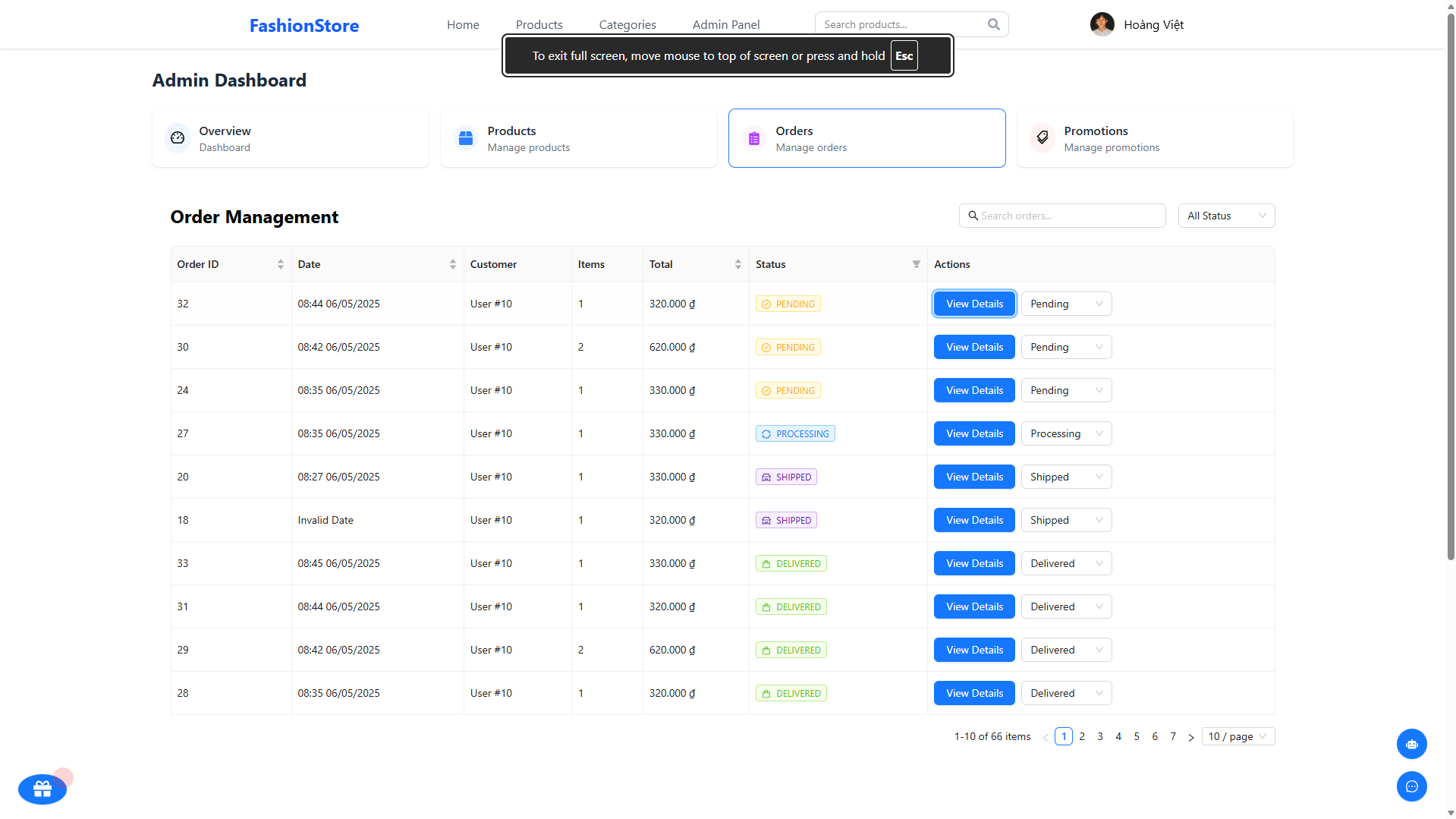 Website Fashionstore gallery 7