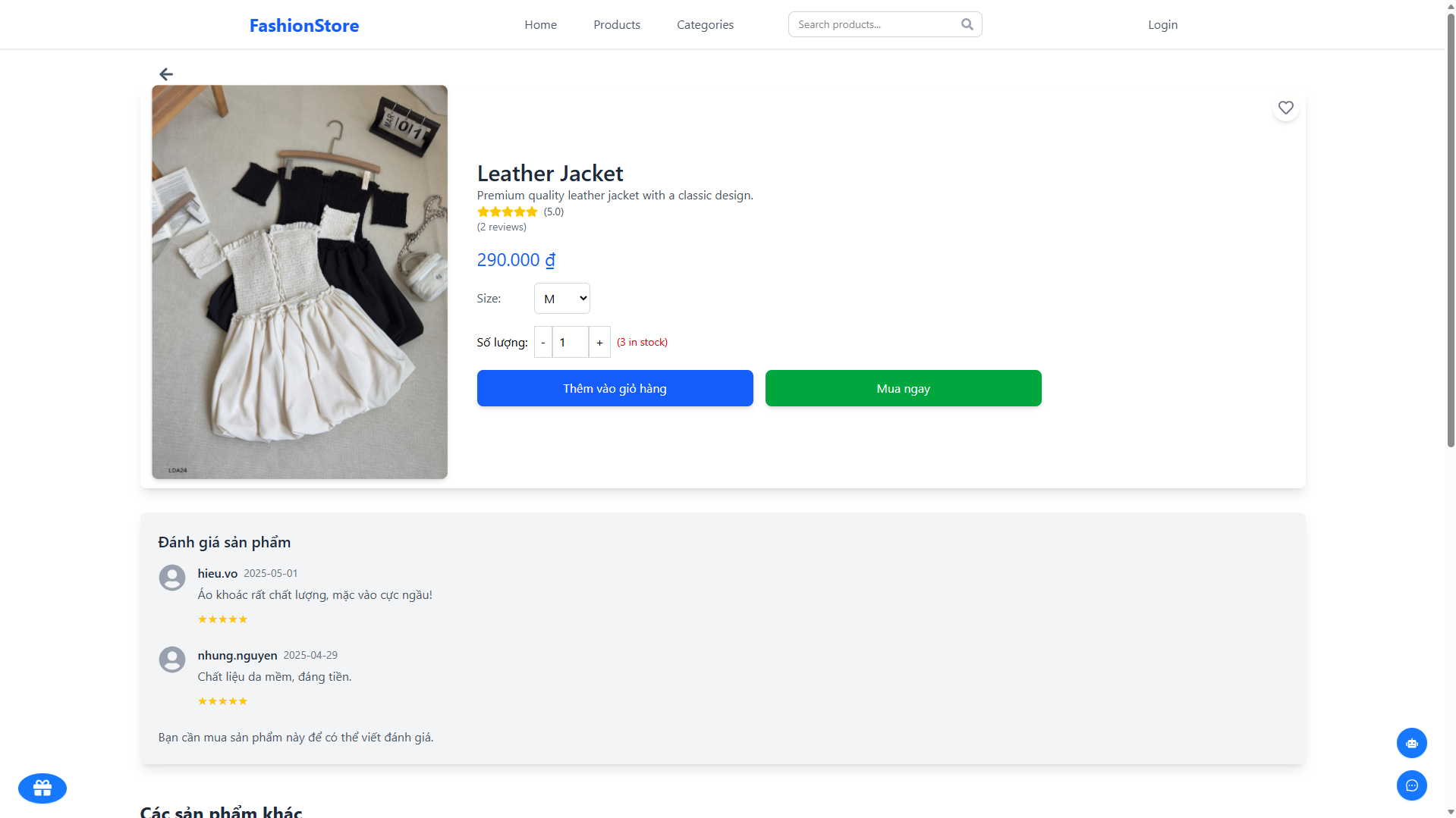 Website Fashionstore gallery 3