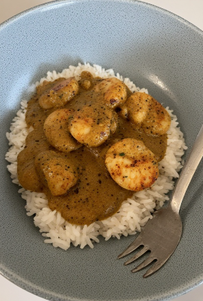 Curried Scallops (Tasmanian Classic)