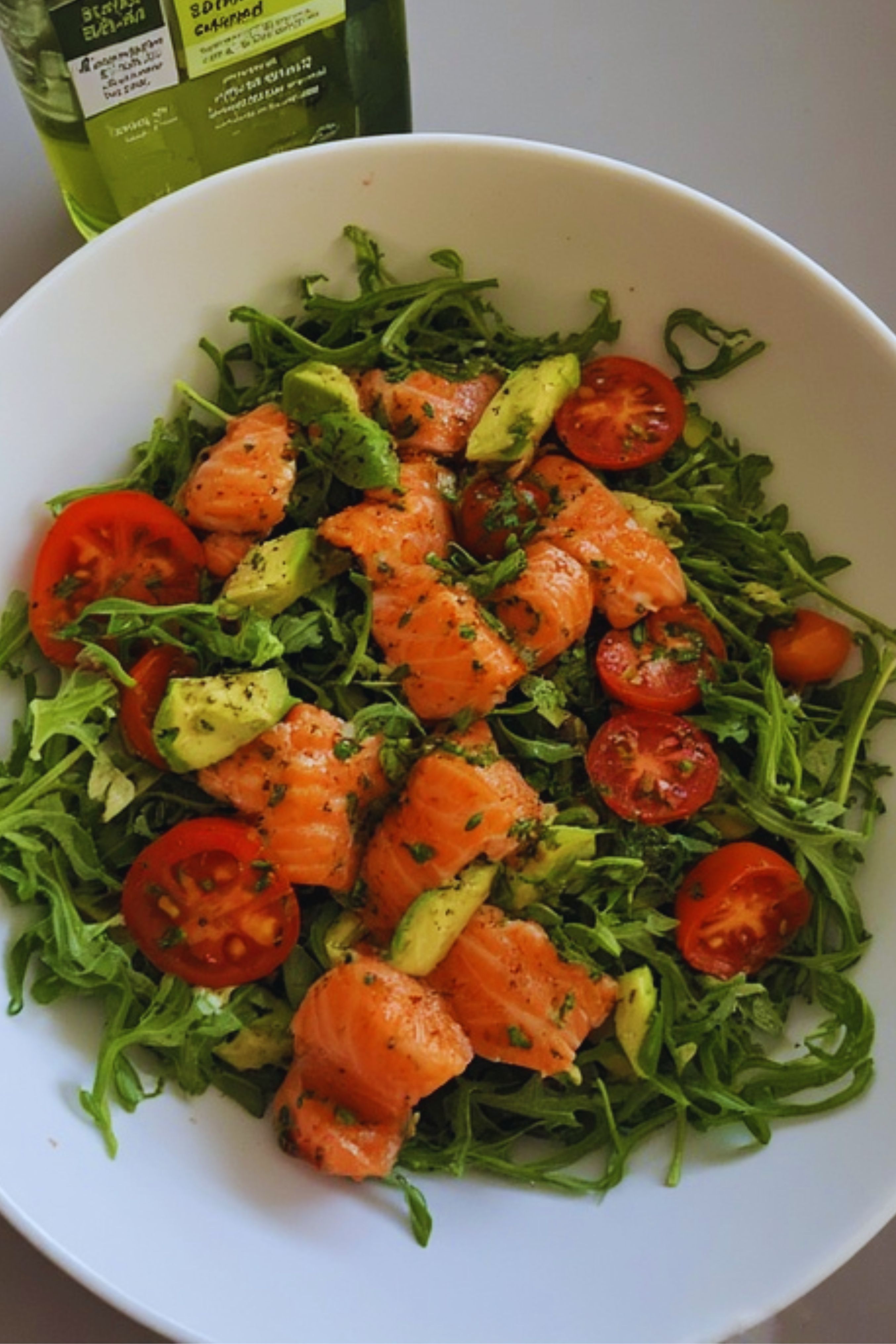 Reyktur lax salat (Smoked Salmon Salad)