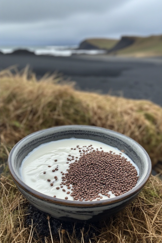 Skyr og chia fræ (Skyr and Chia Seeds)