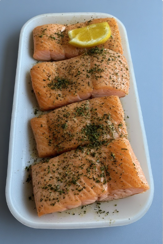 Lax með ferskum dill (Salmon with Fresh Dill)