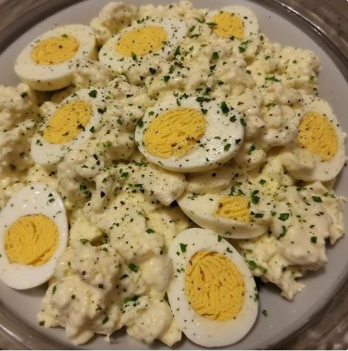 Hard-Boiled Egg Salad