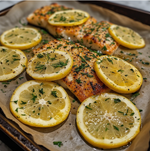 Baked Cod with Lemon