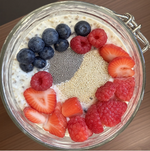 Vegan Overnight Oats with Chia