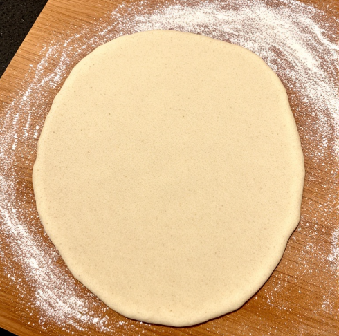 Vegan Thin Crust Pizza Dough 2 crusts