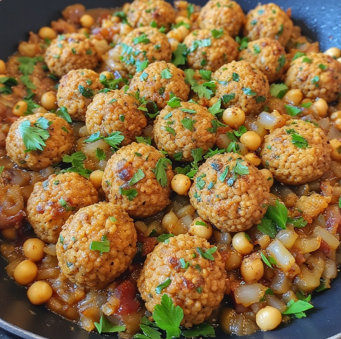 Vegan Baked Falafel