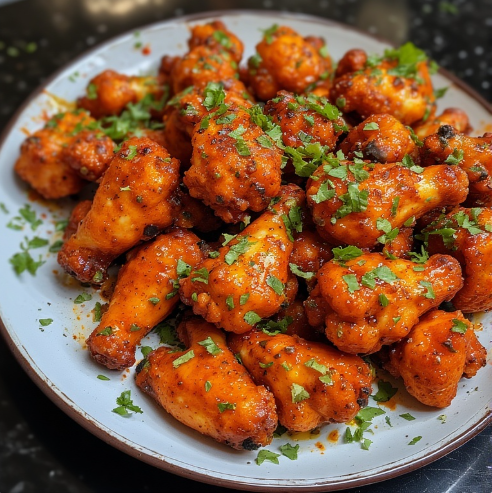 Vegan Buffalo Cauliflower Wings (Street Food)