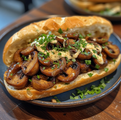 Vegan Oyster Mushroom Po' Boy (Street Food)
