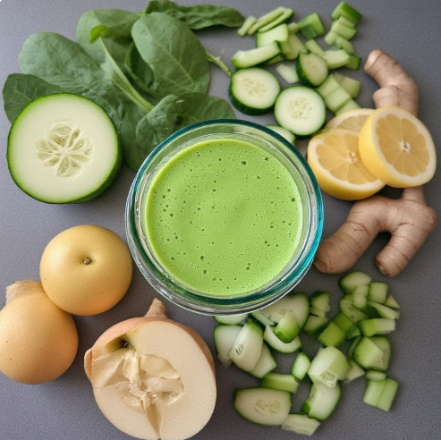 Green Cleansing Detox Shake (Weight Loss)