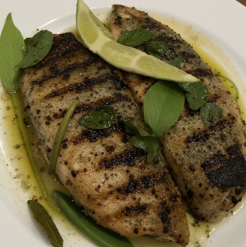 Pla Pao (Grilled Herb Fish)