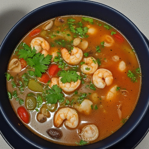 Tom Yum Goong (Hot & Sour Shrimp Soup)