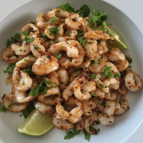 Pla Muek Yang (Grilled Squid)