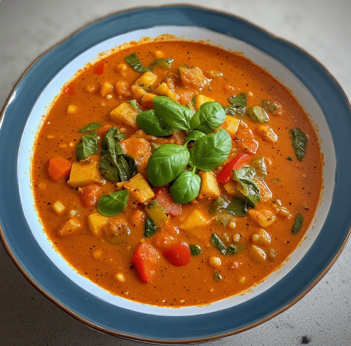 Gaeng Daeng Pak (Vegan Red Curry)