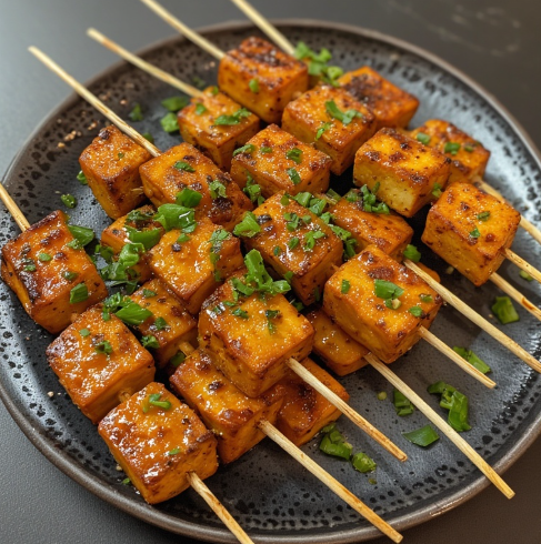 Tofu Satay (Nut-Free)