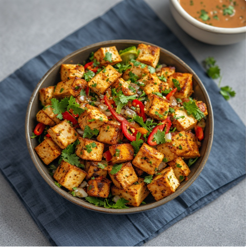 Yum Kai Dao (Crispy Egg Salad - Egg-Free Version)