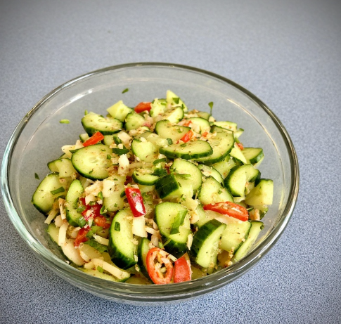 Yum Tang Kwa (Spicy Cucumber Salad)