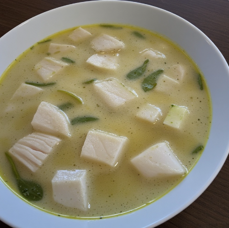 Tom Kha Pla (Coconut Galangal Fish Soup)