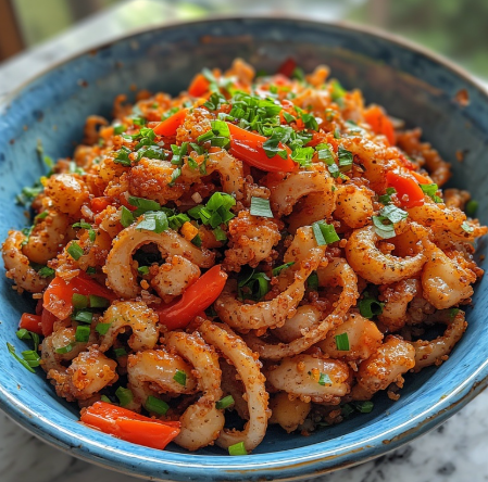 Yum Plaa Muek Tod (Crispy Squid Salad)