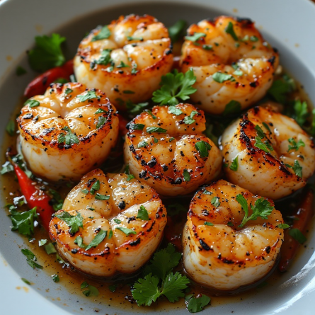 Pla Hoy Shell Yang (Grilled Scallops)