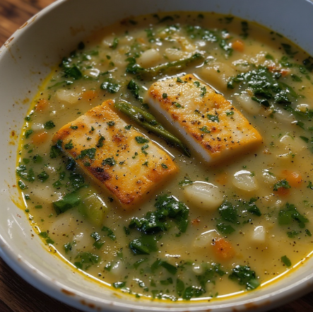 Tom Kati Pla (Coconut Fish Soup)