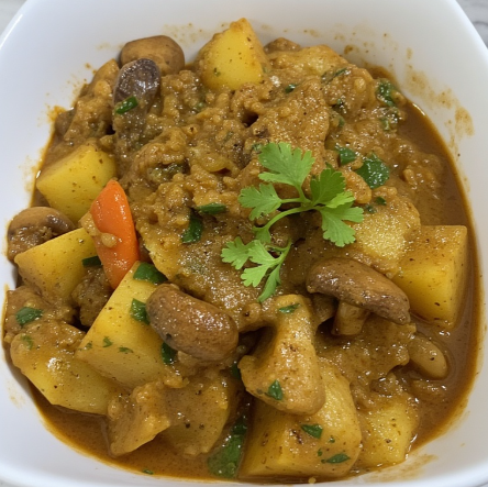 Kaeng Matsaman Hed (Massaman Mushroom Curry)