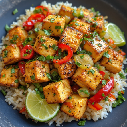 Yum Zaap Tofu (Spicy Isaan Tofu Salad)