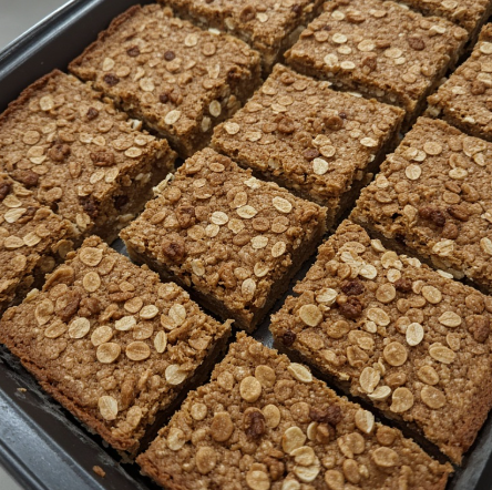 Baked Gluten-Free Banana Nut Granola Bars