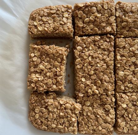 Baked Coconut Lime Granola Bars