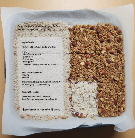 Baked Coconut Almond Granola Bars