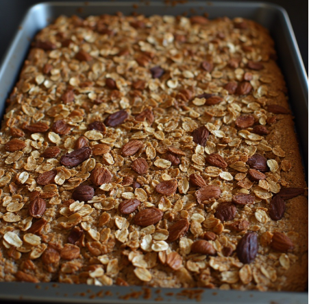 Baked Gluten-Free Pumpkin Spice Granola Bars