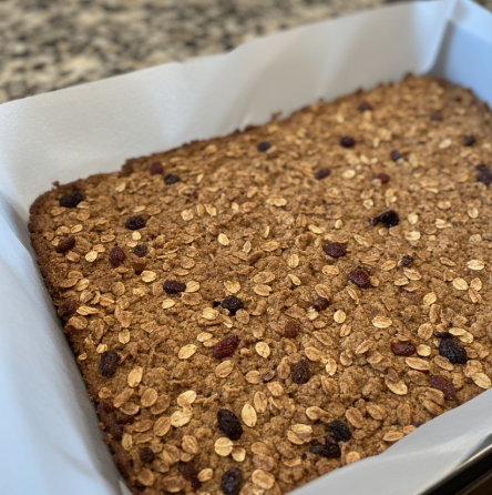 Baked Oat & Honey Granola Bars